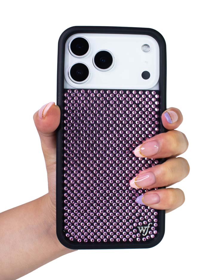 Rhinestone iPhone Case | Pink