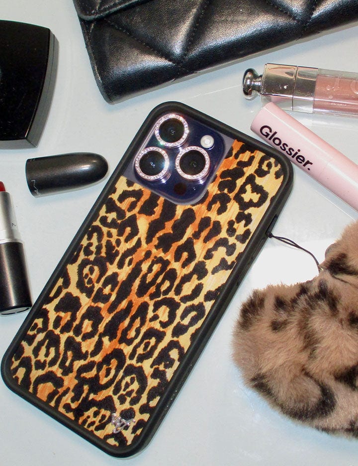 Fuzzy Heart w/ WF Charm | Leopard
