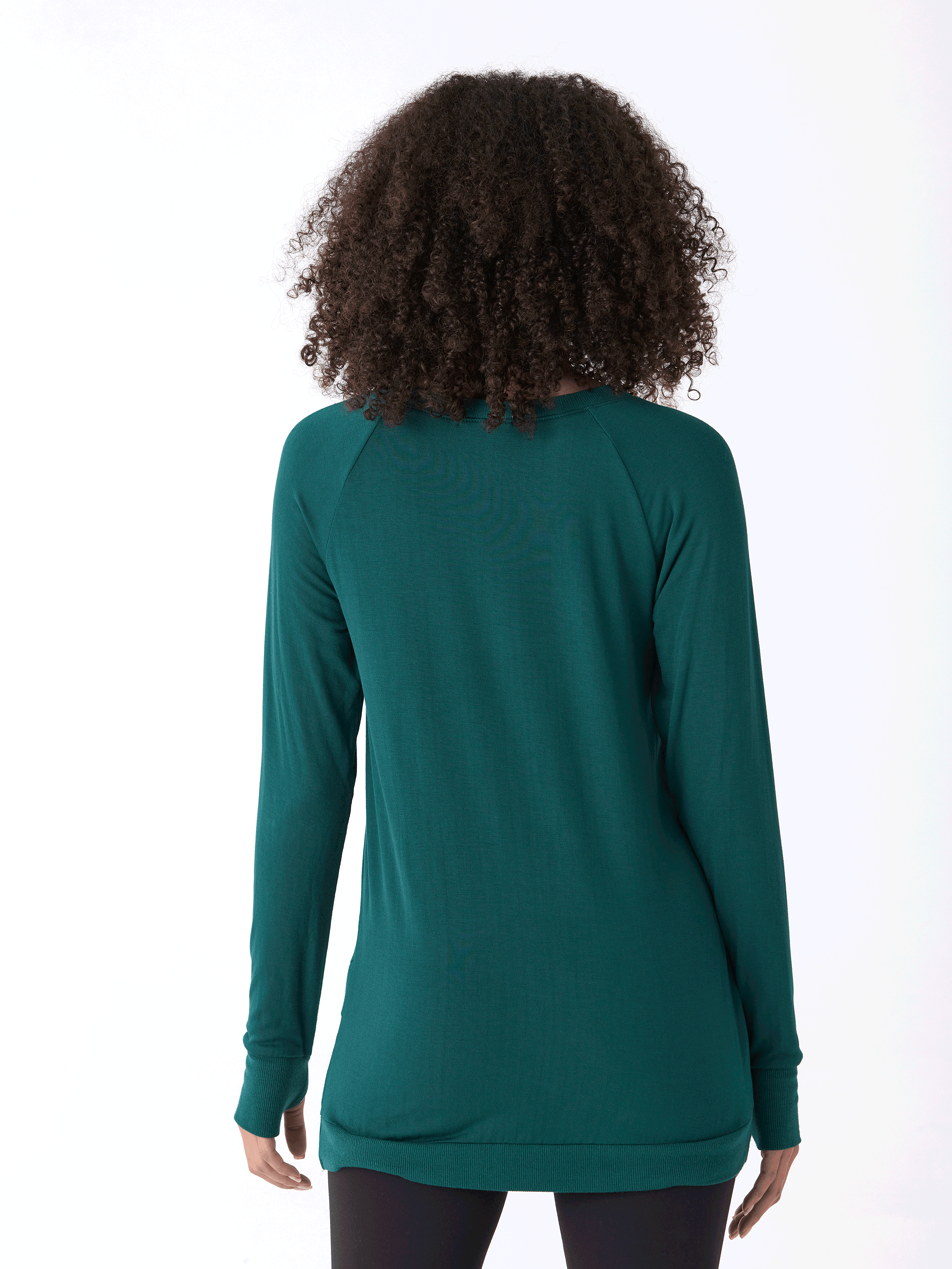 Leanna Feather Fleece Tunic
