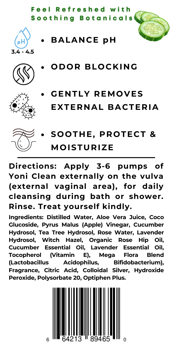 Yoni Clean - Gentle Foaming Feminine Wash