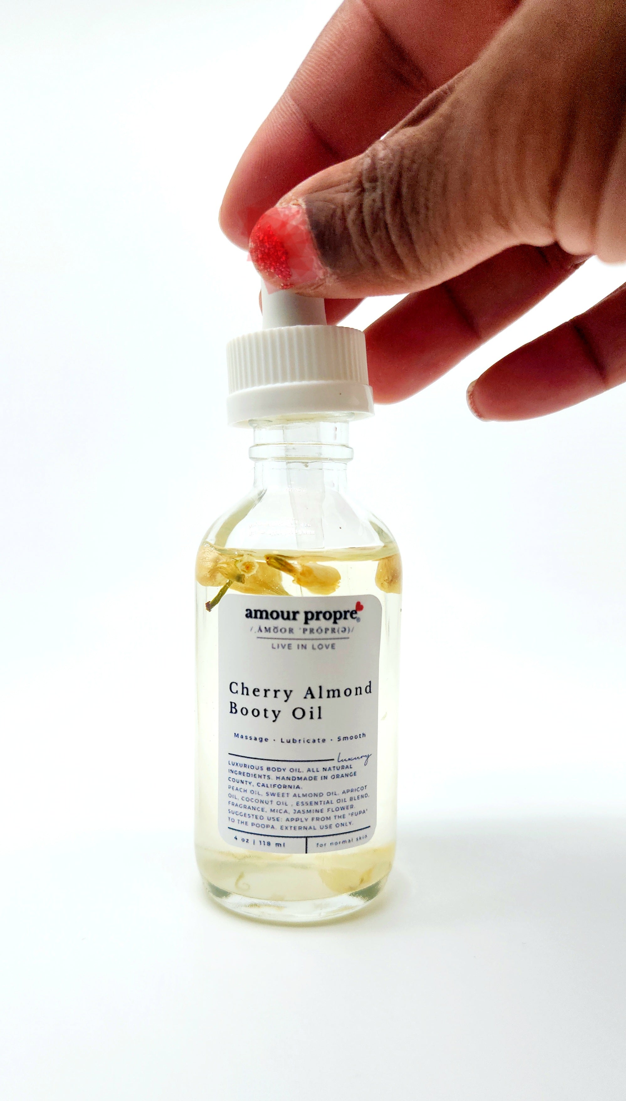 Kissably Soft Booty Oil, Cherry Almond