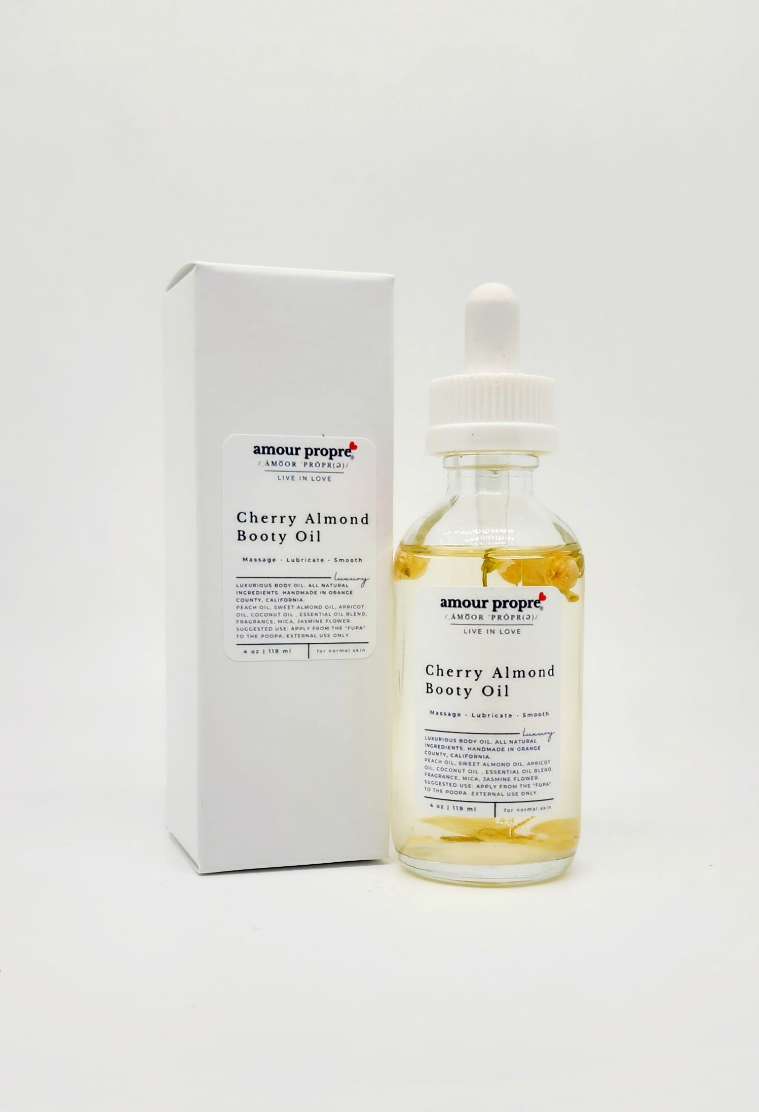 Kissably Soft Booty Oil, Cherry Almond