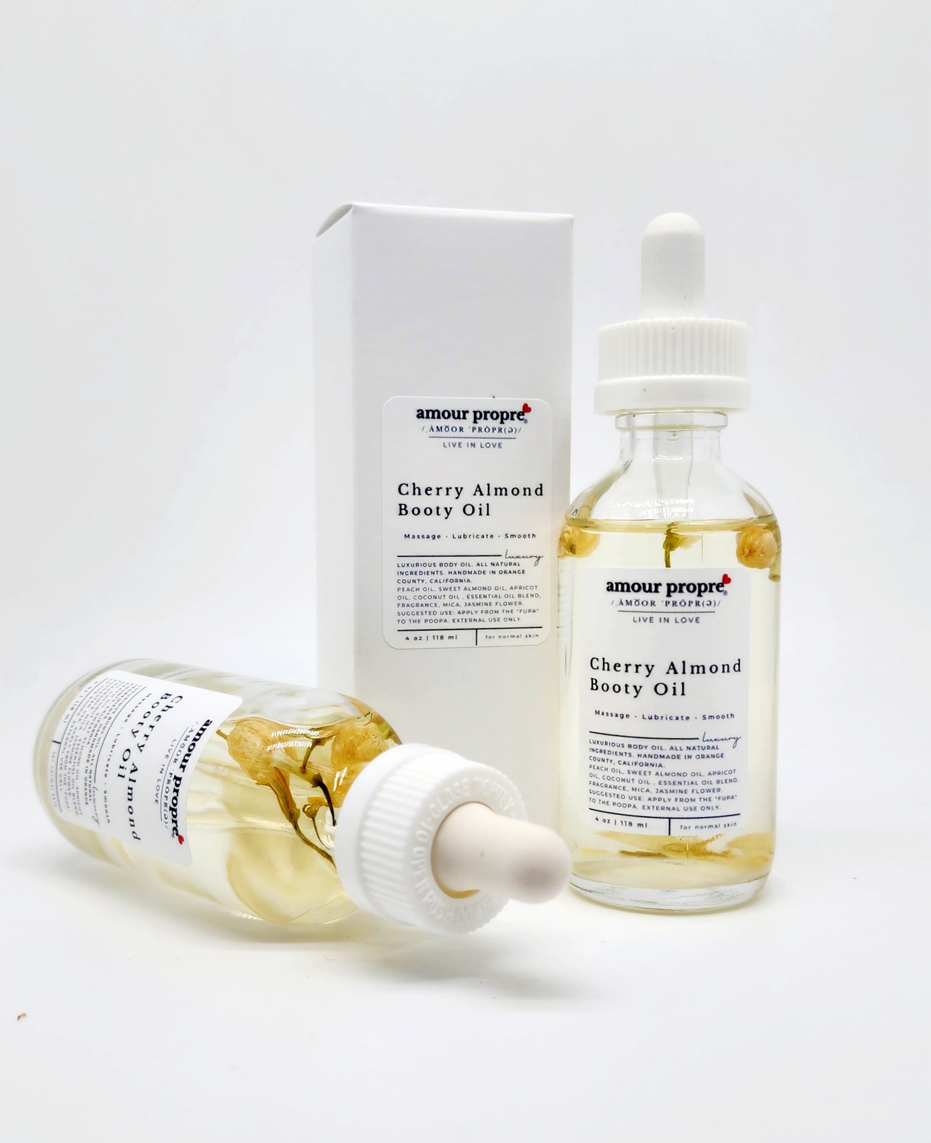 Kissably Soft Booty Oil, Cherry Almond