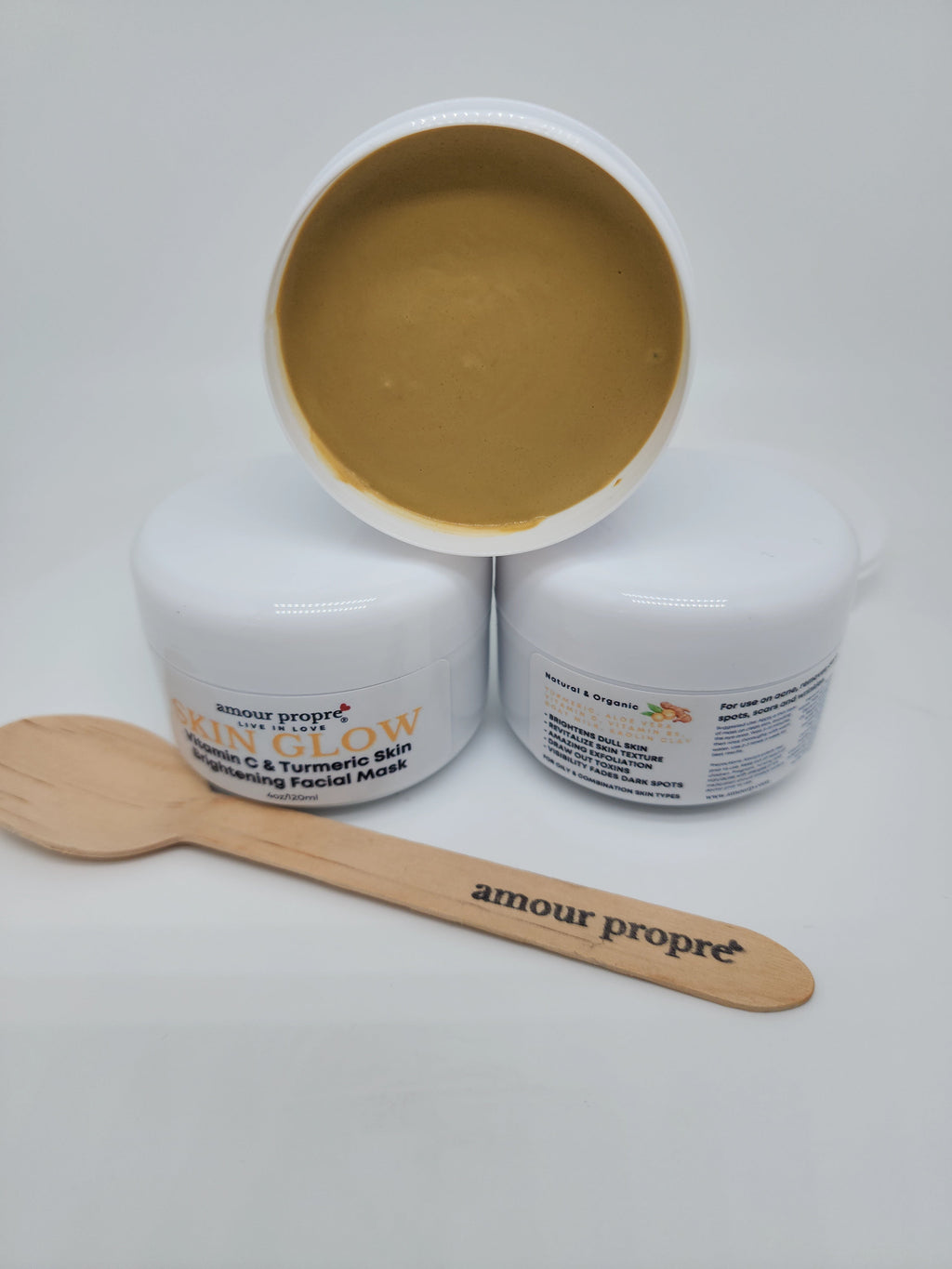 SKIN GLOW: Skin Brightening Facial Care Solution | Foaming Facial Wash, Skin Brightening Face Mask, Turmeric Face Cream