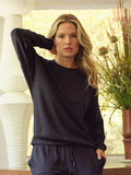 Cathy Boyfriend Feather Fleece Pullover