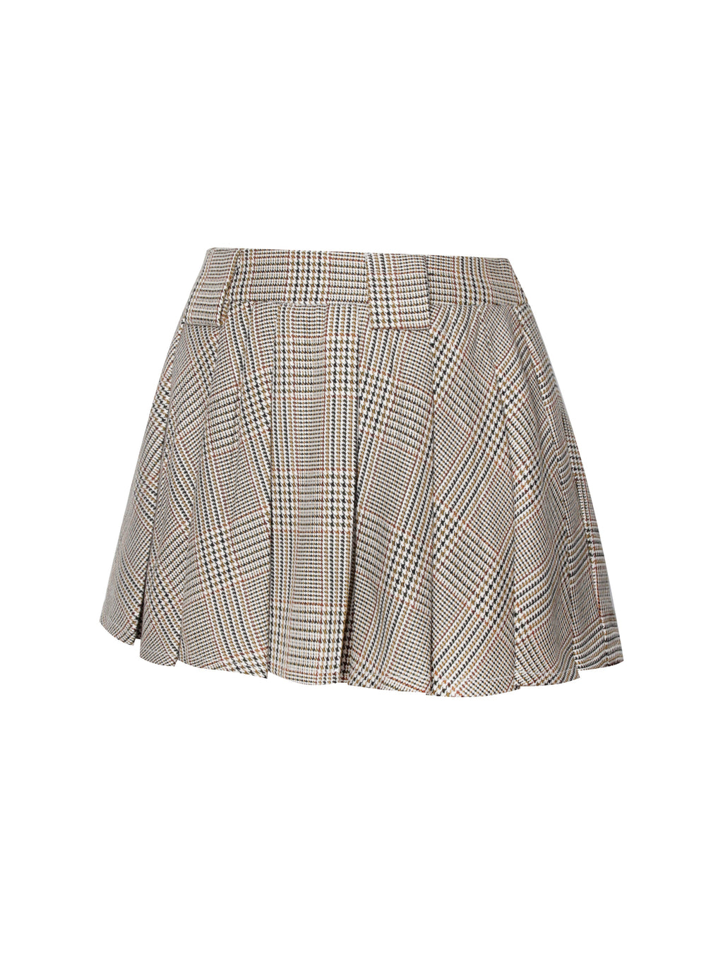 Oaklyn Plaid Pleated Mini Skort