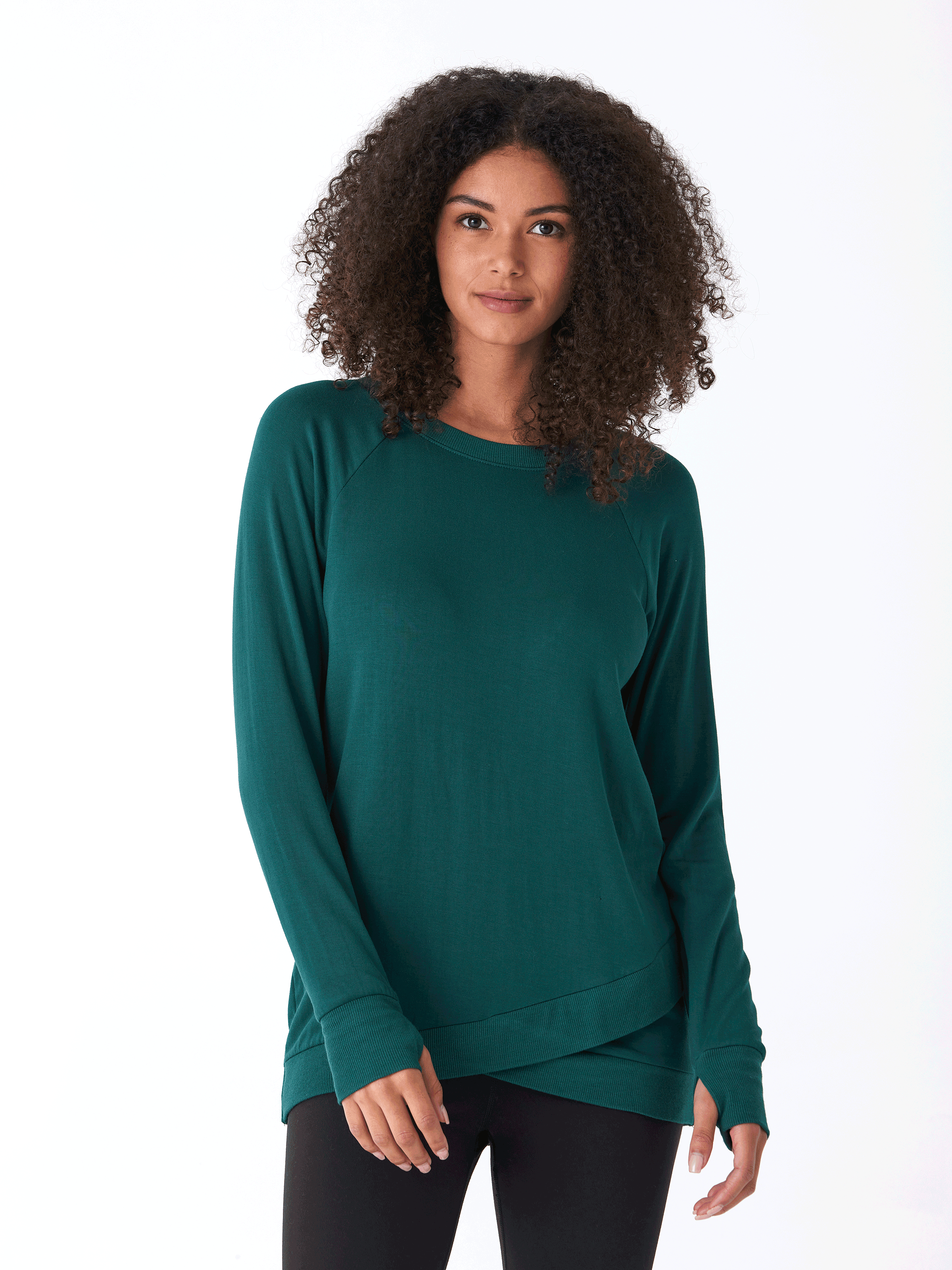Leanna Feather Fleece Tunic