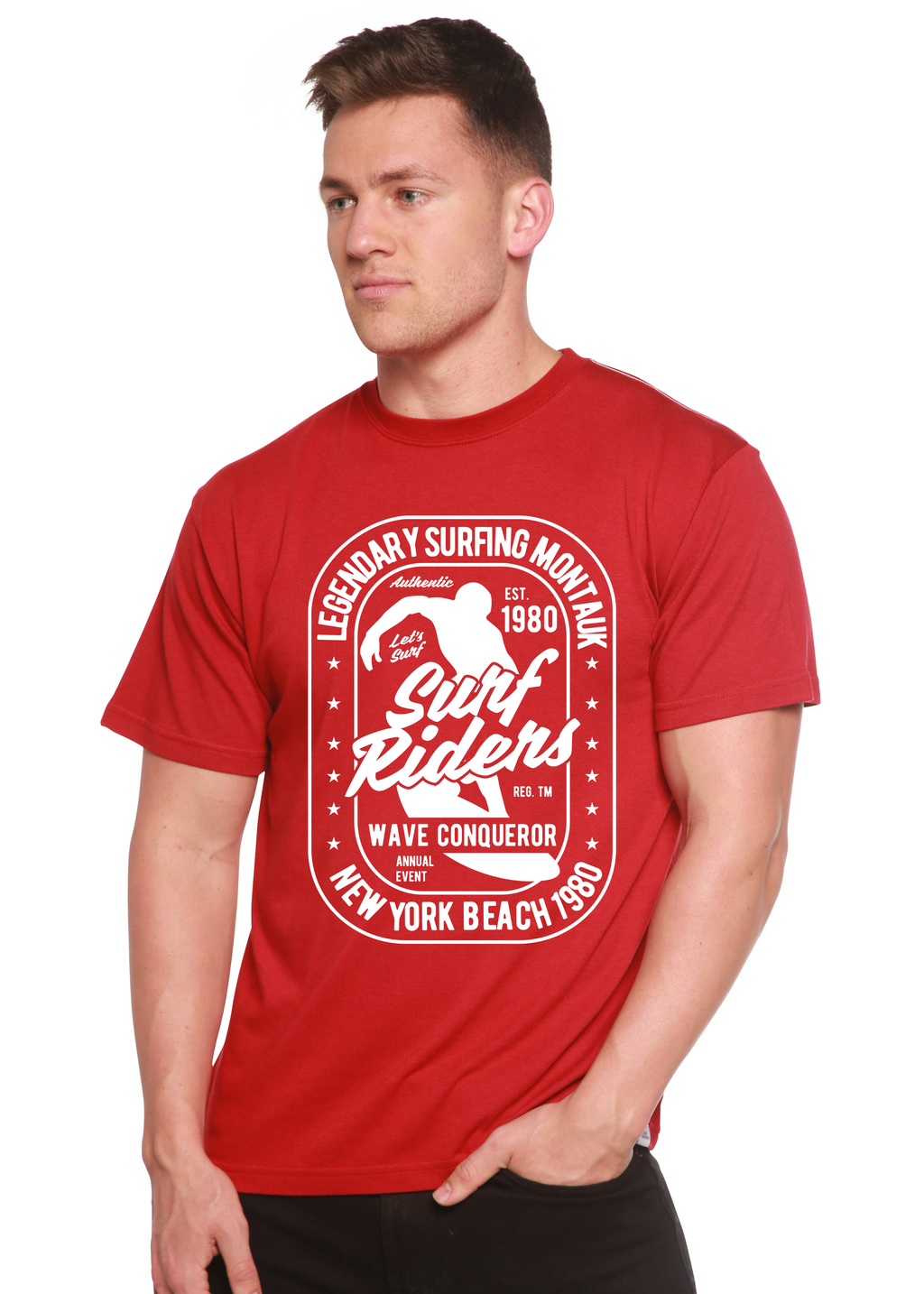 Surf Rider Spun Bamboo® Men's Bamboo Viscose/Organic Cotton Short Sleeve Graphic T-Shirt