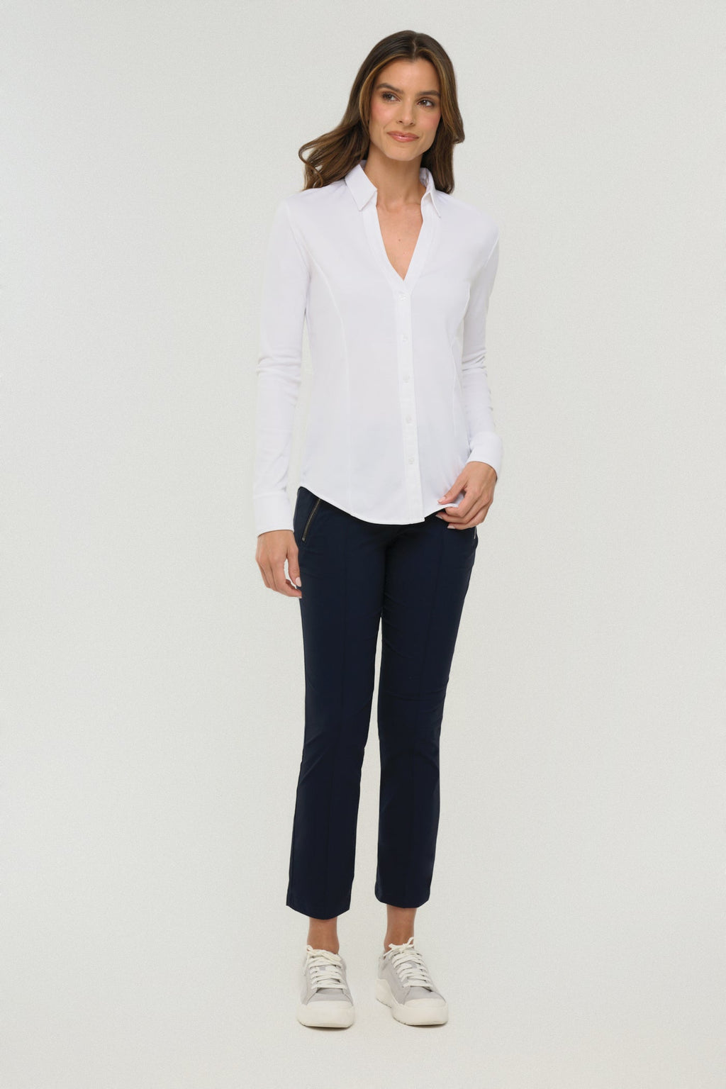 Nikki Longsleeve Pique Shirt