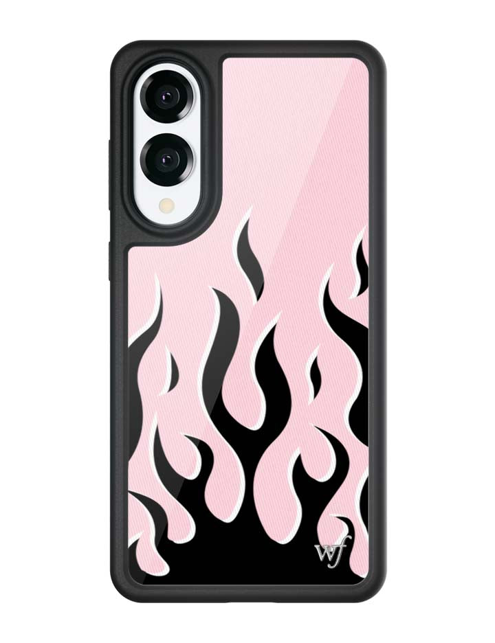 Flames | Pink & Black Samsung Galaxy Case