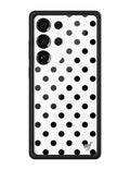 Polka Dot | White and Black Samsung Galaxy Case