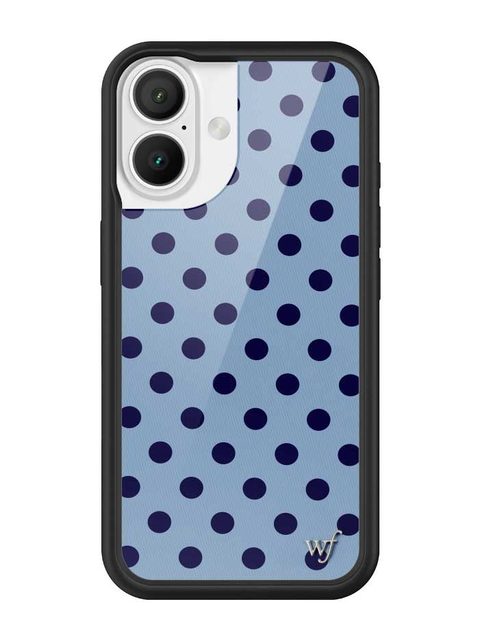 Polka Dot | Blue and Navy Blue iPhone Case