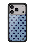 Polka Dot | Blue and Navy Blue iPhone Case