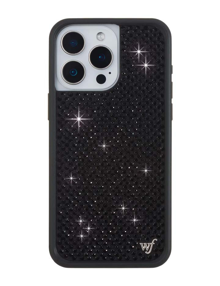 Rhinestone iPhone Case | Black