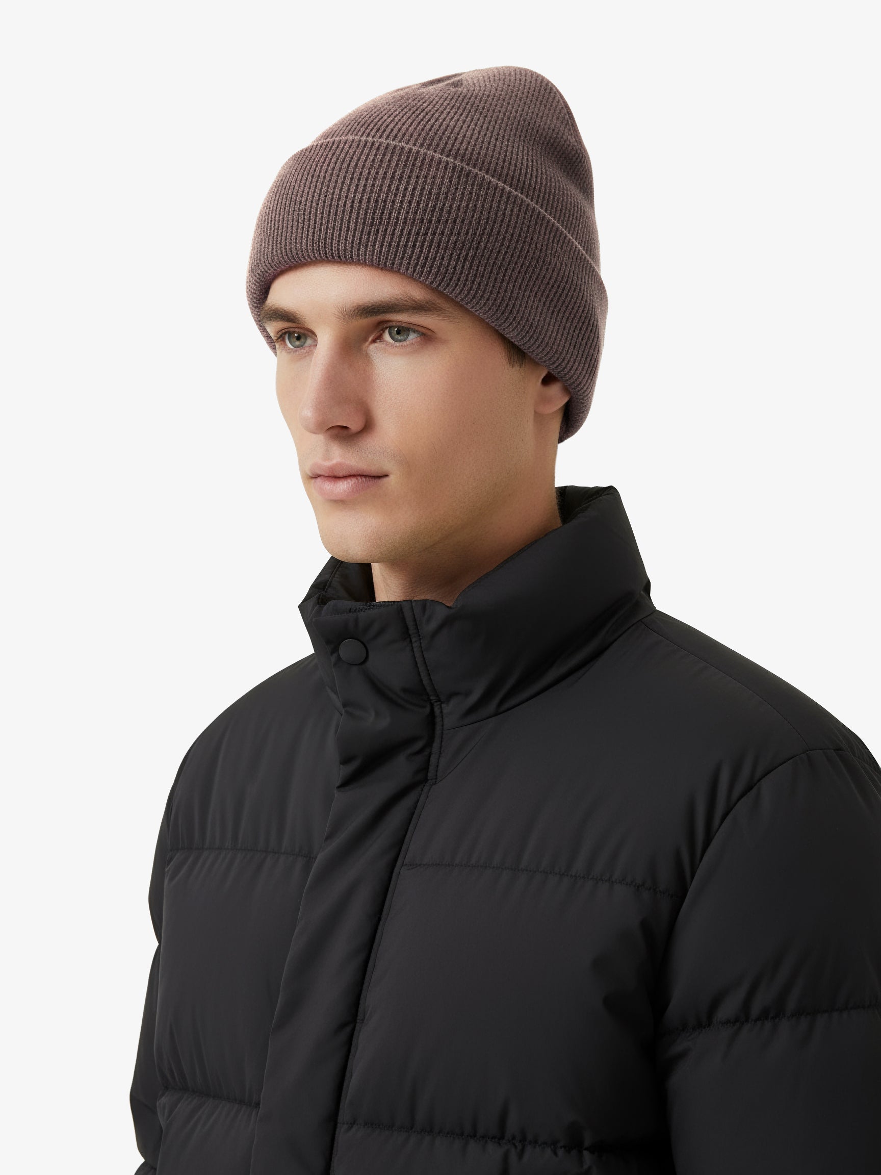 Cashmere Cuff Beanie - Desert Taupe