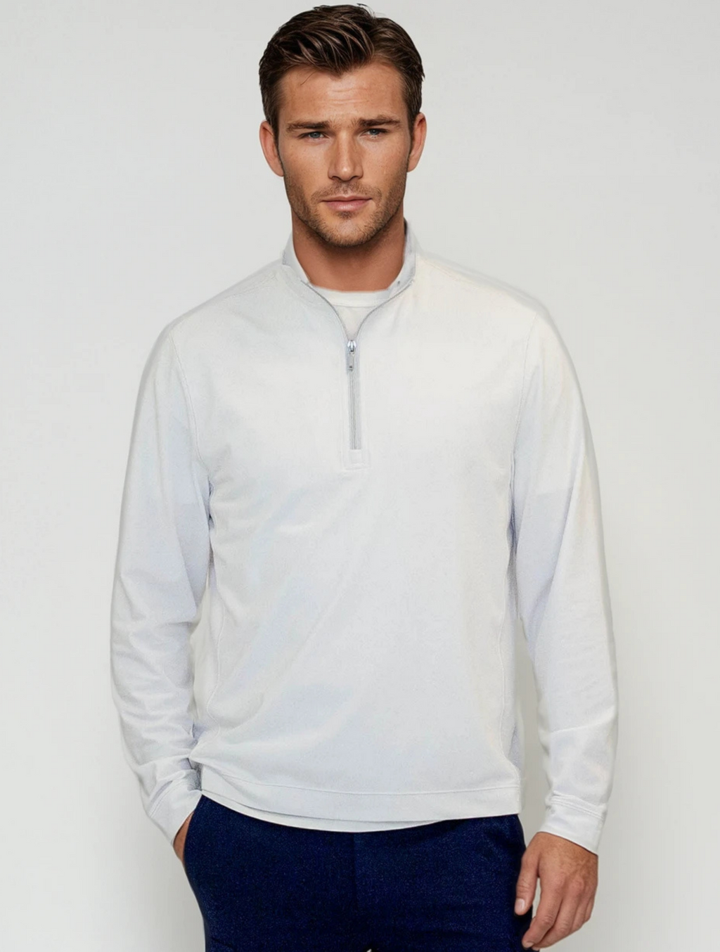 Buki Cinqo Travel Half Zip - White
