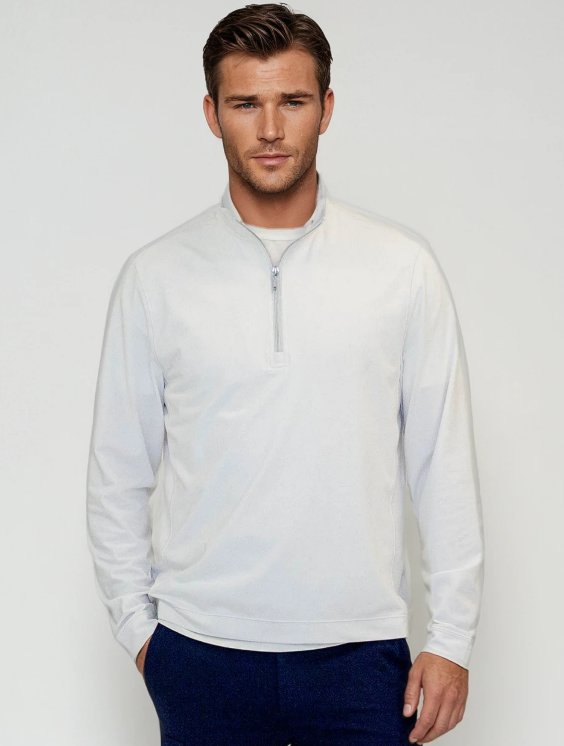 Buki Cinqo Travel Half Zip - White