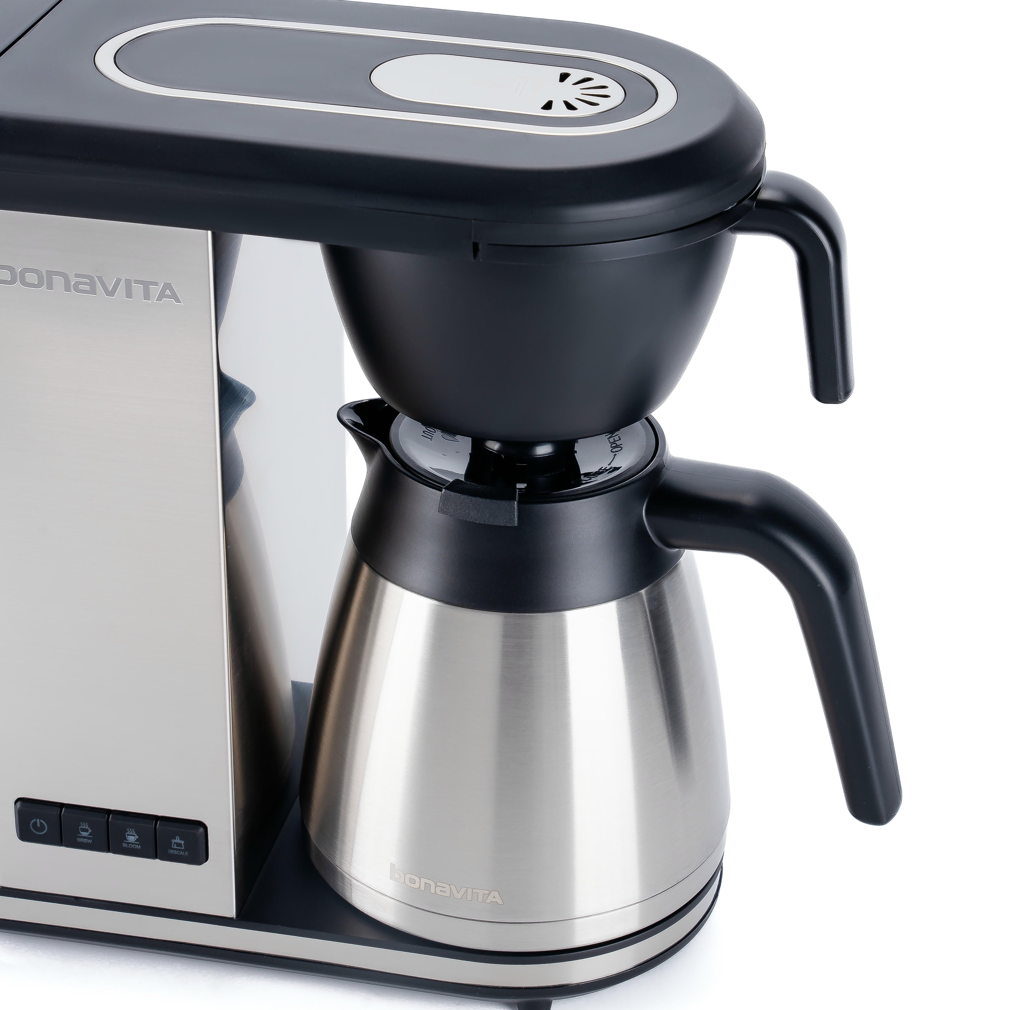 Enthusiast 8-Cup Drip Coffee Brewer with 1.3L Thermal or Glass Carafe