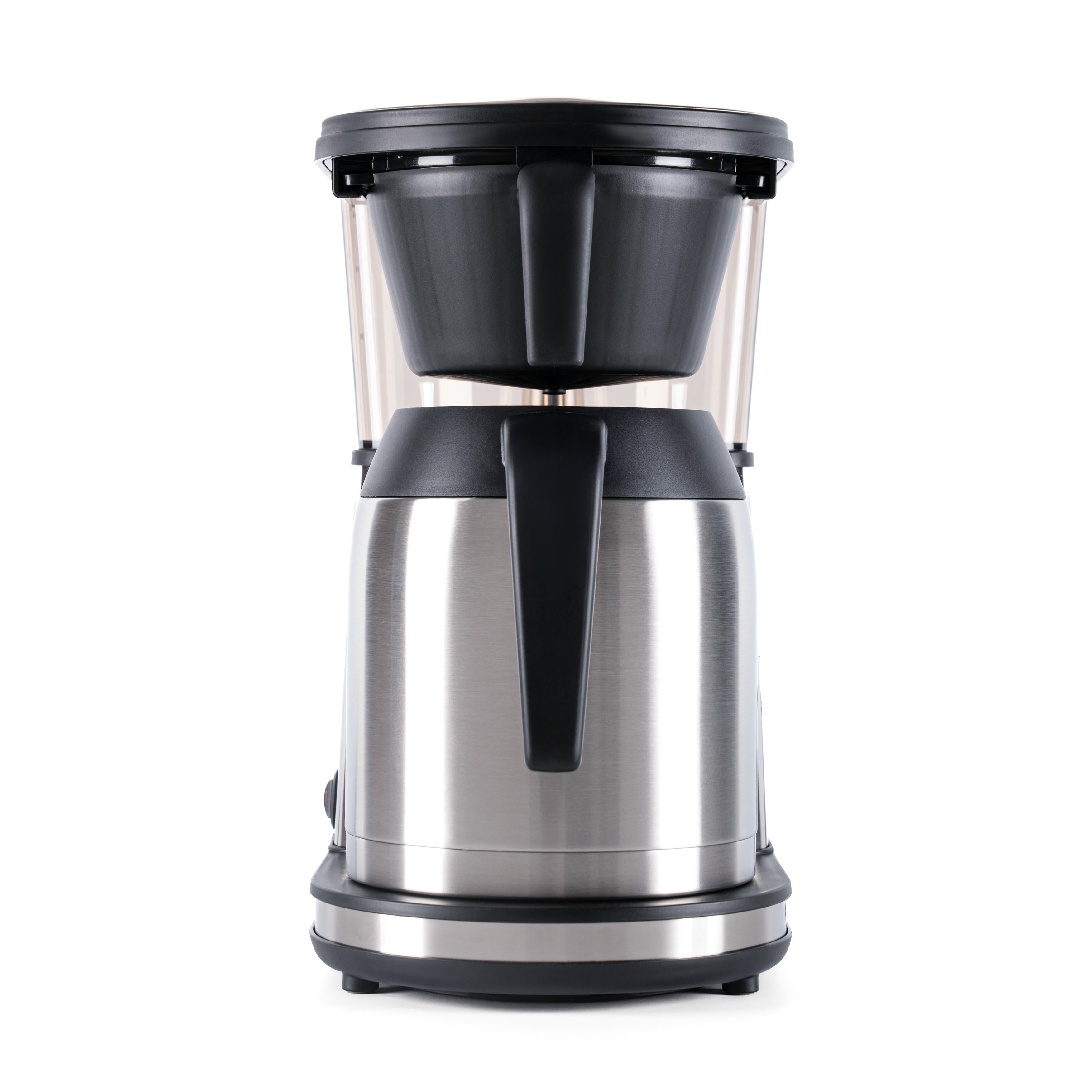 Connoisseur 8-Cup Drip Coffee Brewer One-Touch with Thermal Carafe and Hanging Basket - SCA Certified Home Brewer