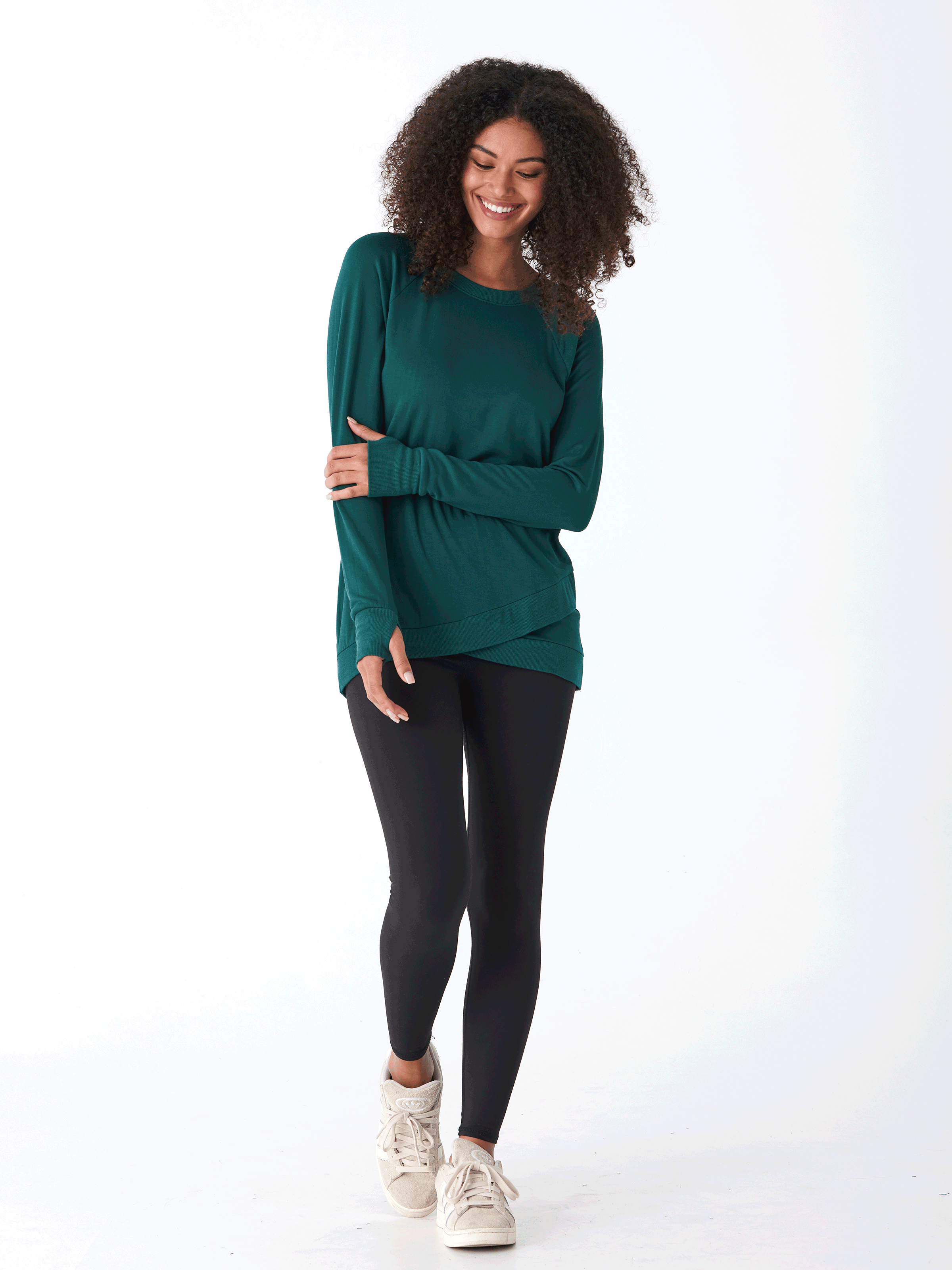 Leanna Feather Fleece Tunic