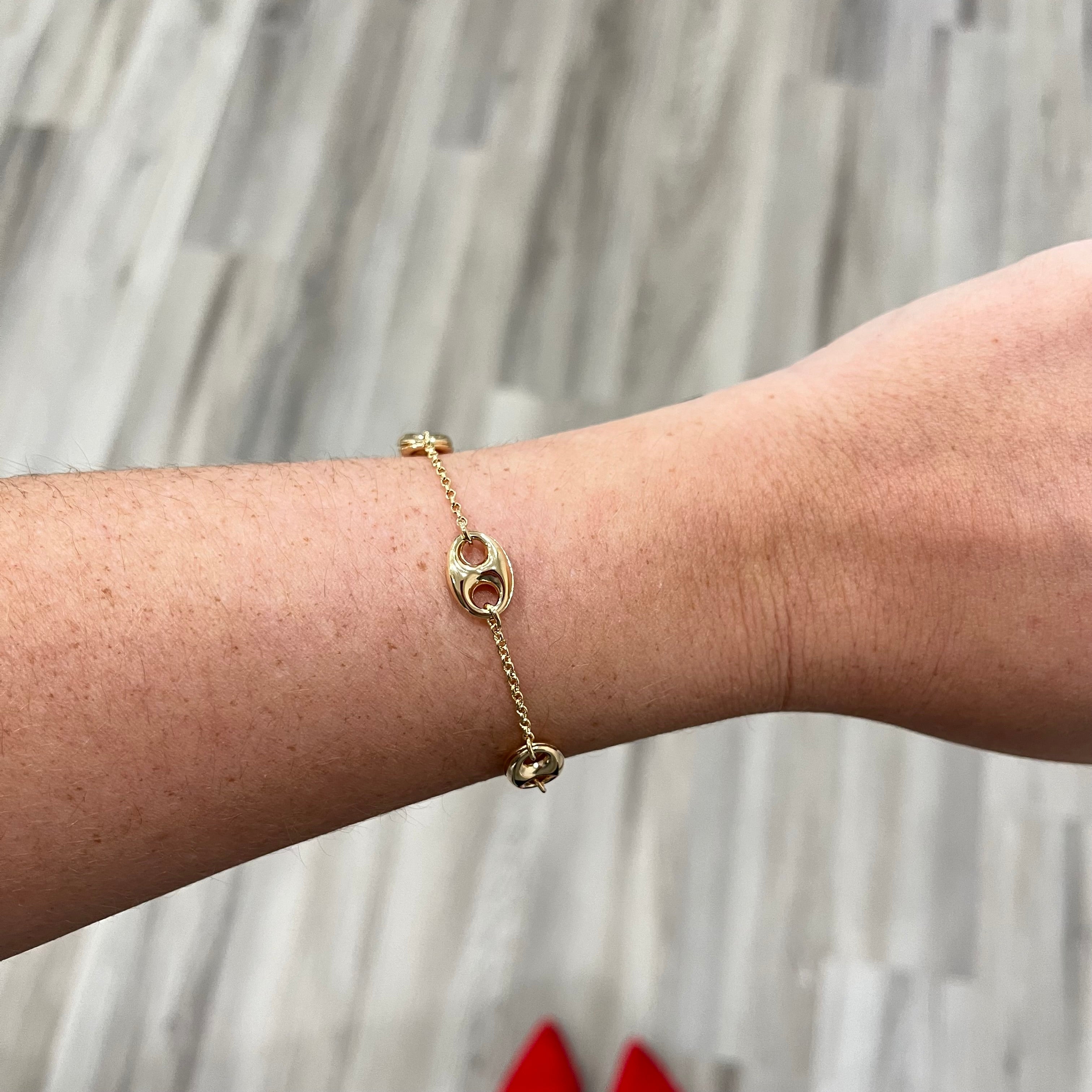 Indigo Chain Bracelet