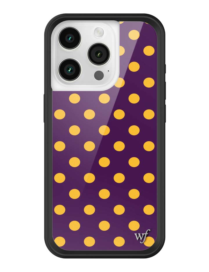 Polka Dot | Purple and Yellow iPhone Case