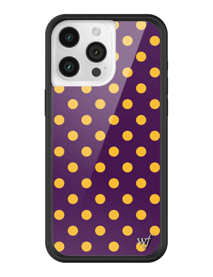 Polka Dot | Purple and Yellow iPhone Case