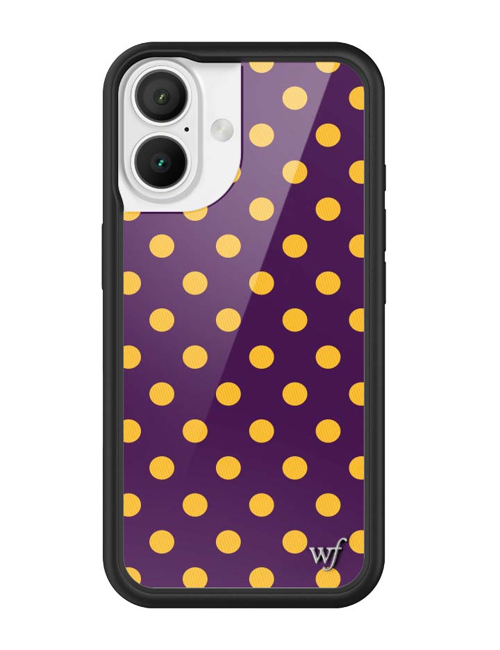 Polka Dot | Purple and Yellow iPhone Case