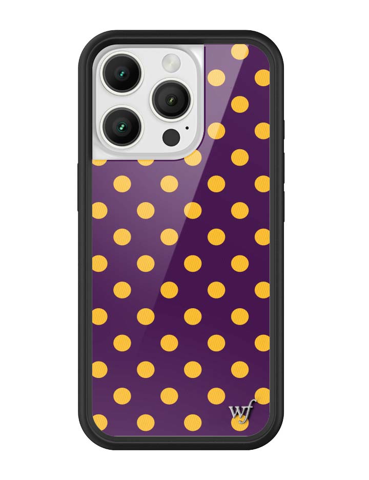 Polka Dot | Purple and Yellow iPhone Case