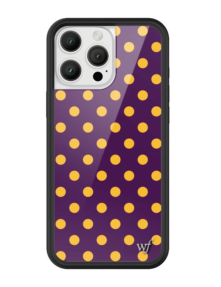Polka Dot | Purple and Yellow iPhone Case