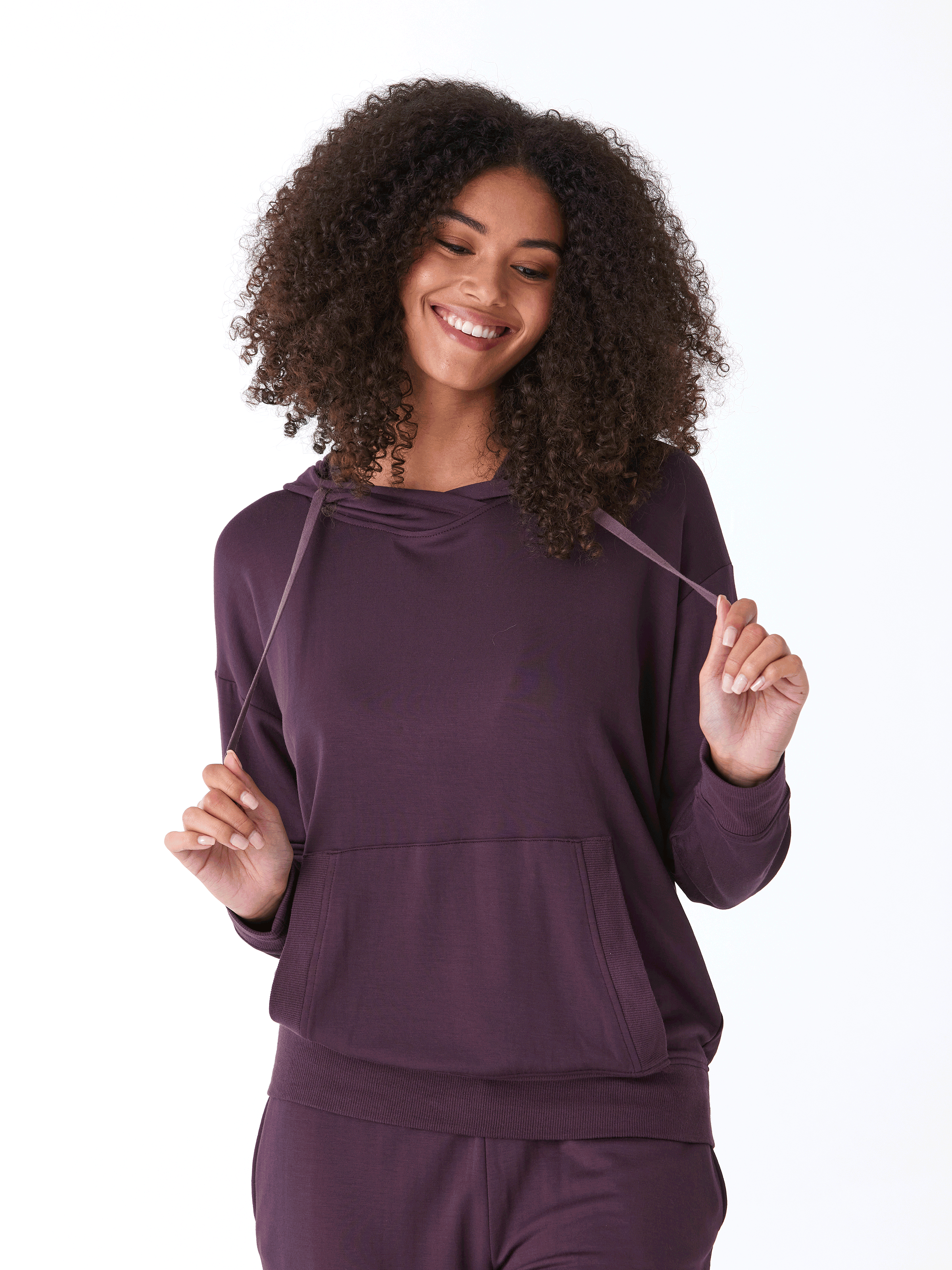 Madge Feather Fleece Pullover Hoodie