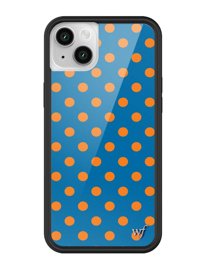 Polka Dot | Blue and Orange iPhone Case