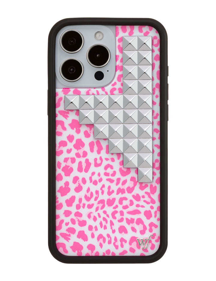 Pink Meow Stud iPhone Case