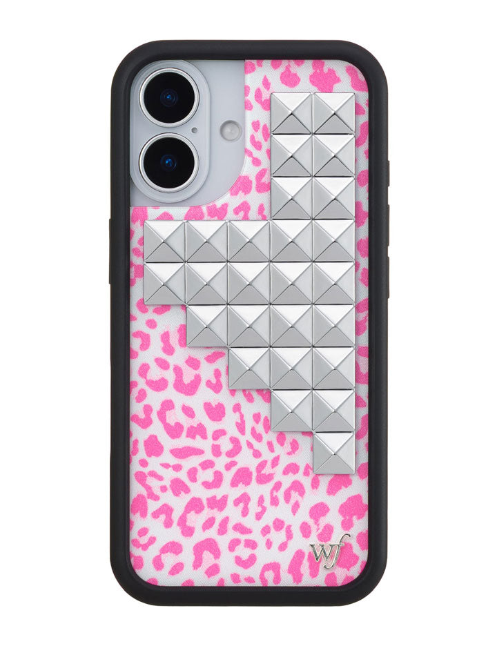 Pink Meow Stud iPhone Case