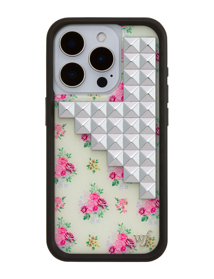 Vintage Floral Stud iPhone Case