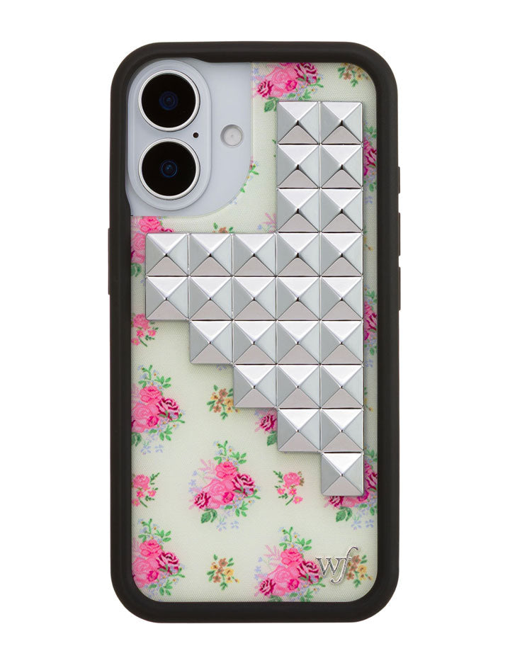 Vintage Floral Stud iPhone Case