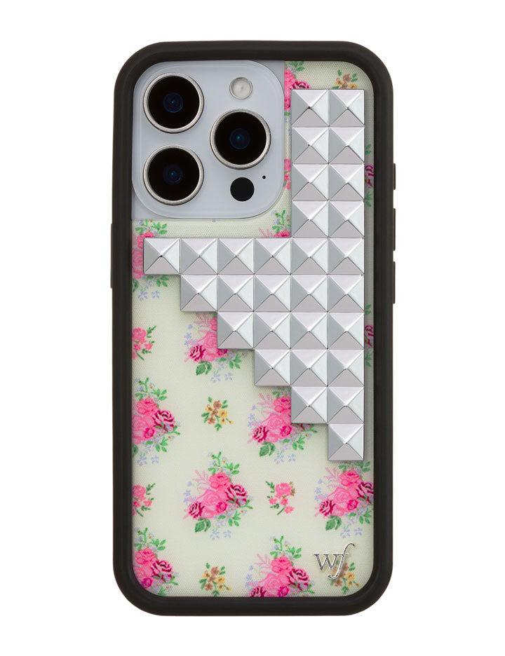 Vintage Floral Stud iPhone Case