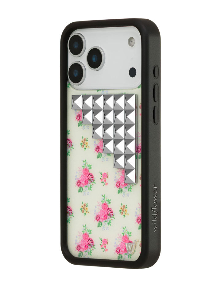 Vintage Floral Stud iPhone Case