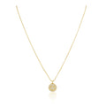 Smiley Pave Pendant Necklace