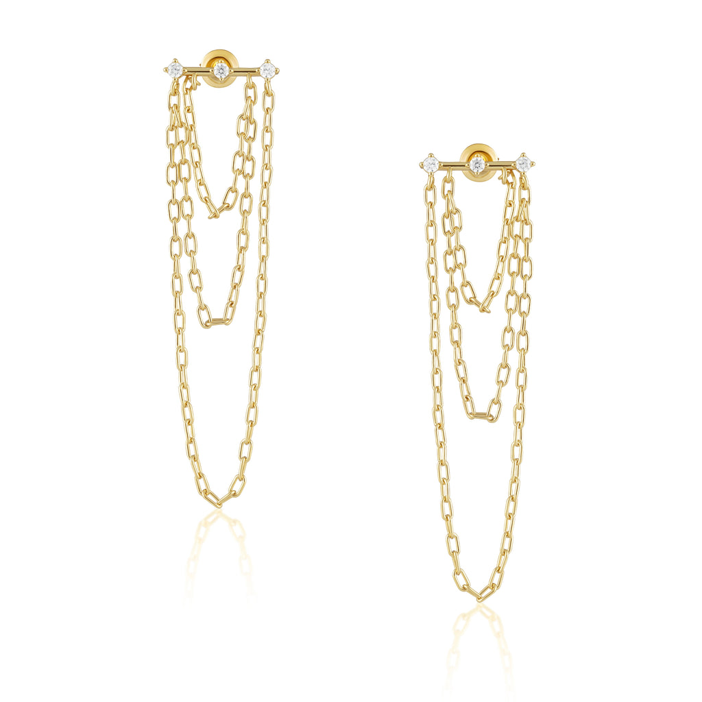 Summer Chain Drop Earring