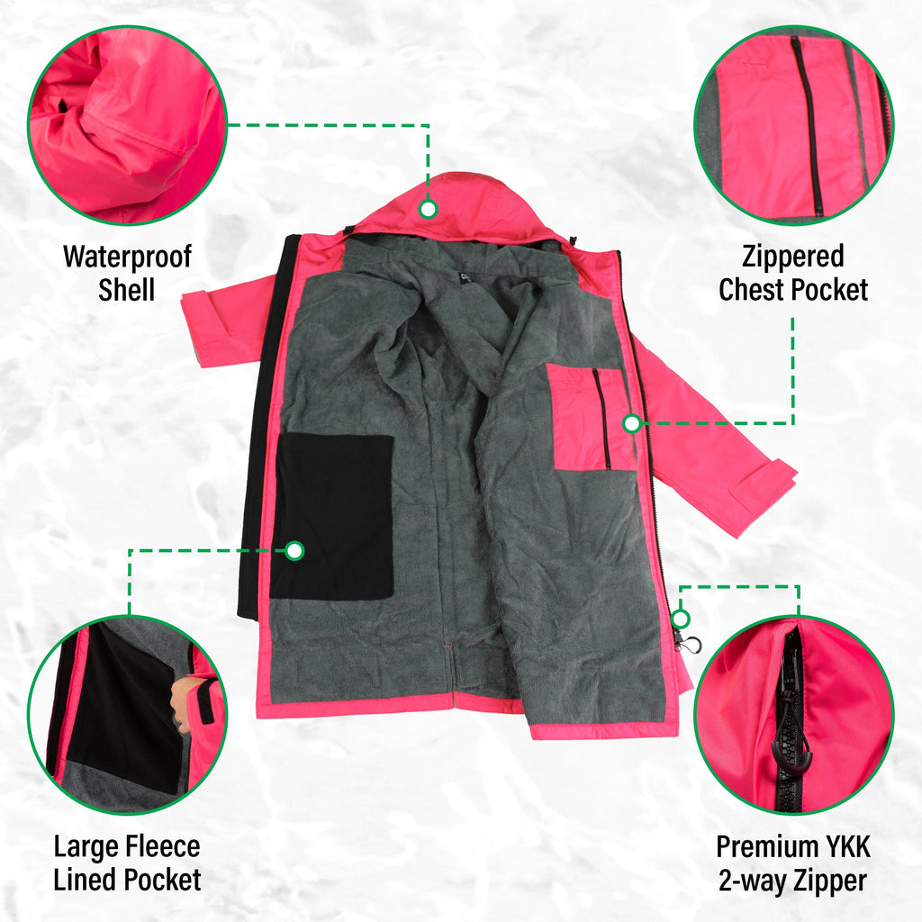 Waterproof Swim Parka (Pink)