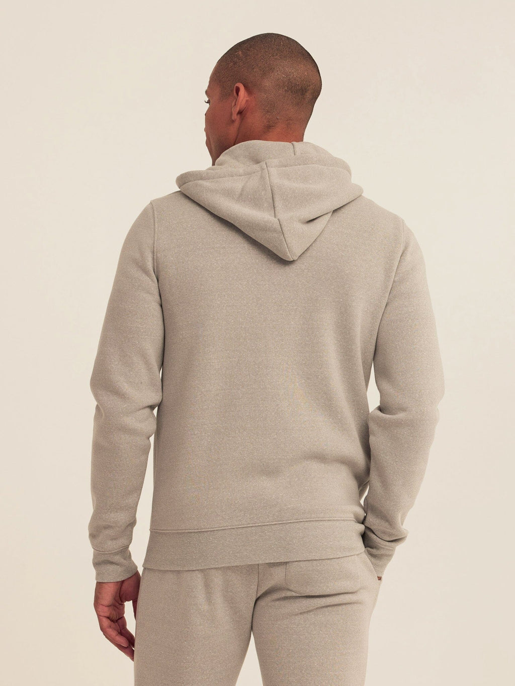 Triblend Zip Fleece Hoodie