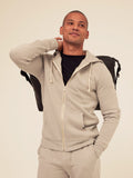 Triblend Zip Fleece Hoodie
