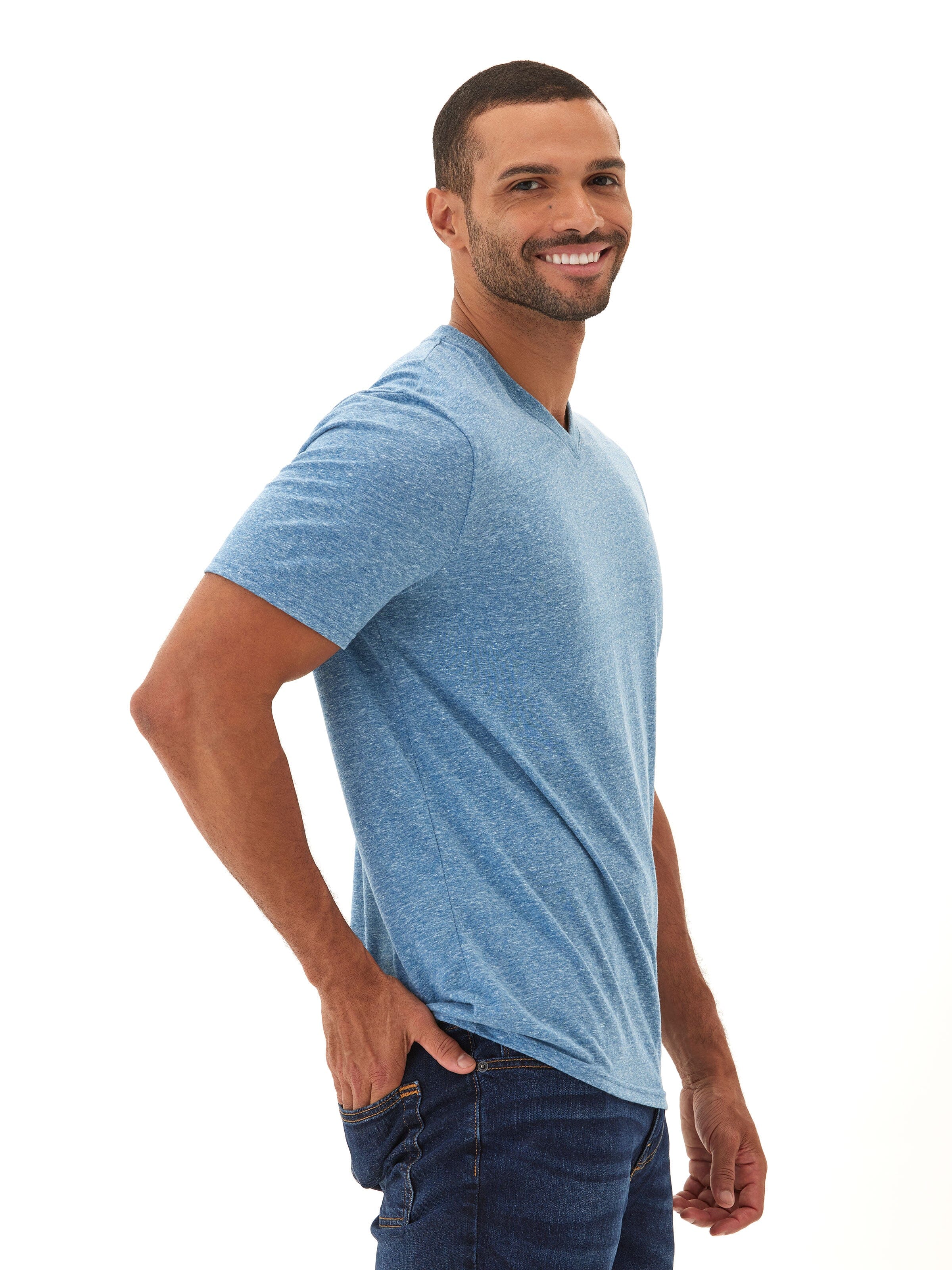 Triblend V-Neck Tee