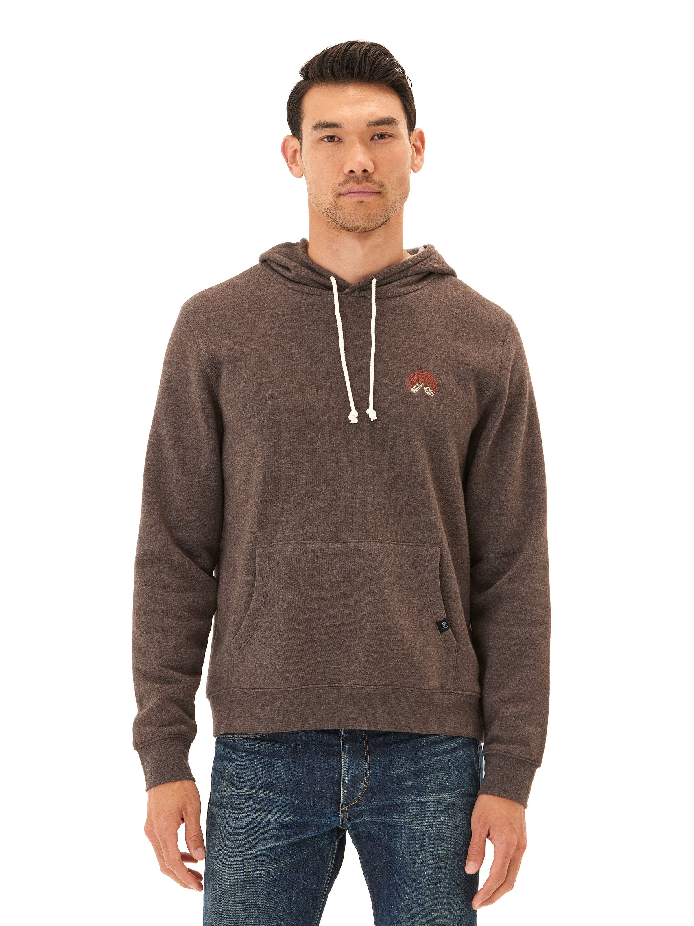 Embroidered Triblend Fleece Hoodie