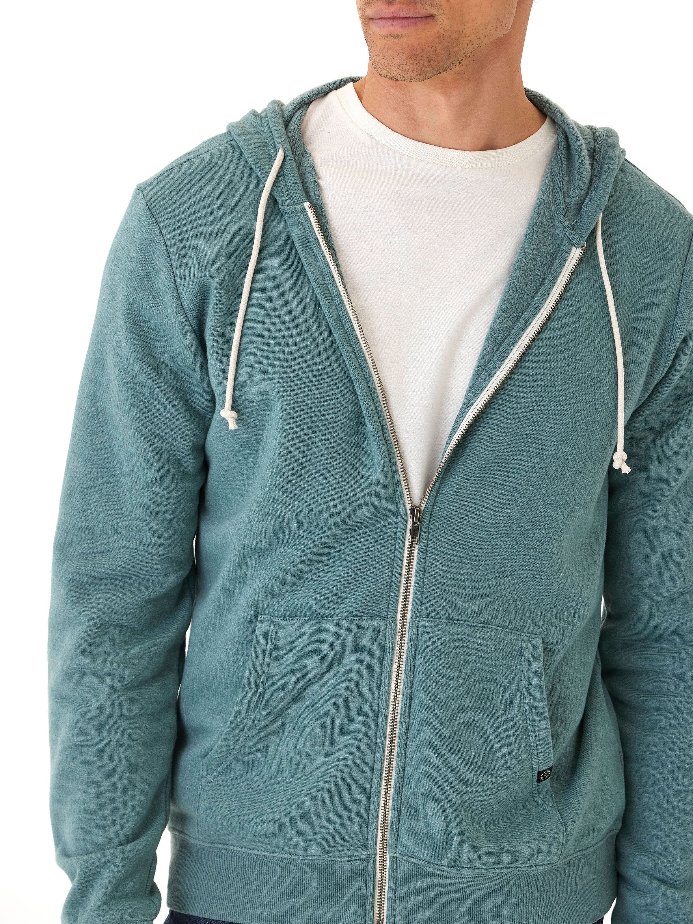 Jordyn Mineral Wash Fleece Full Zip Hoodie