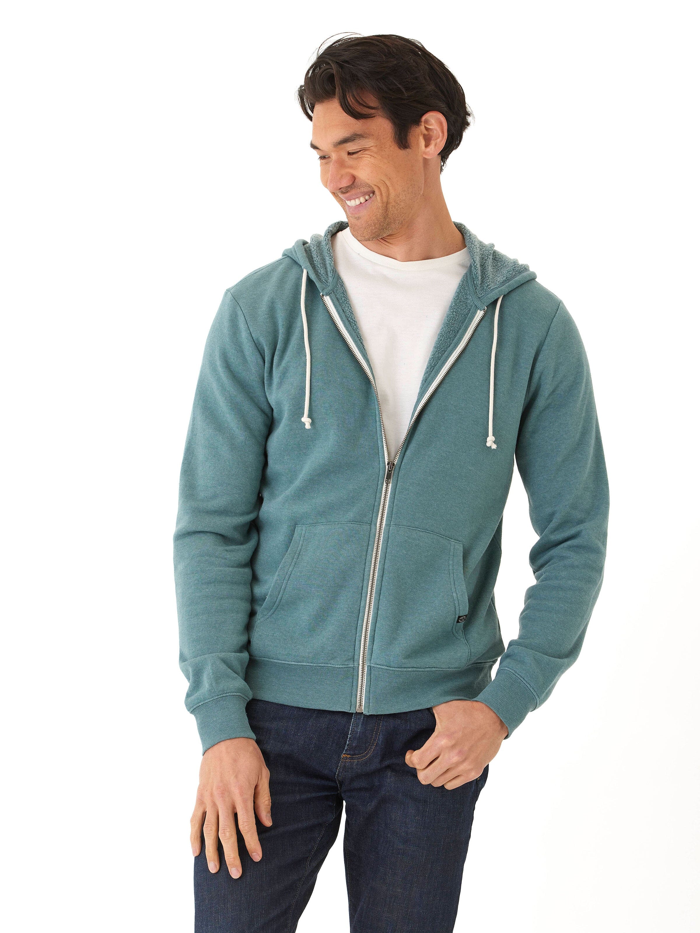 Jordyn Mineral Wash Fleece Full Zip Hoodie