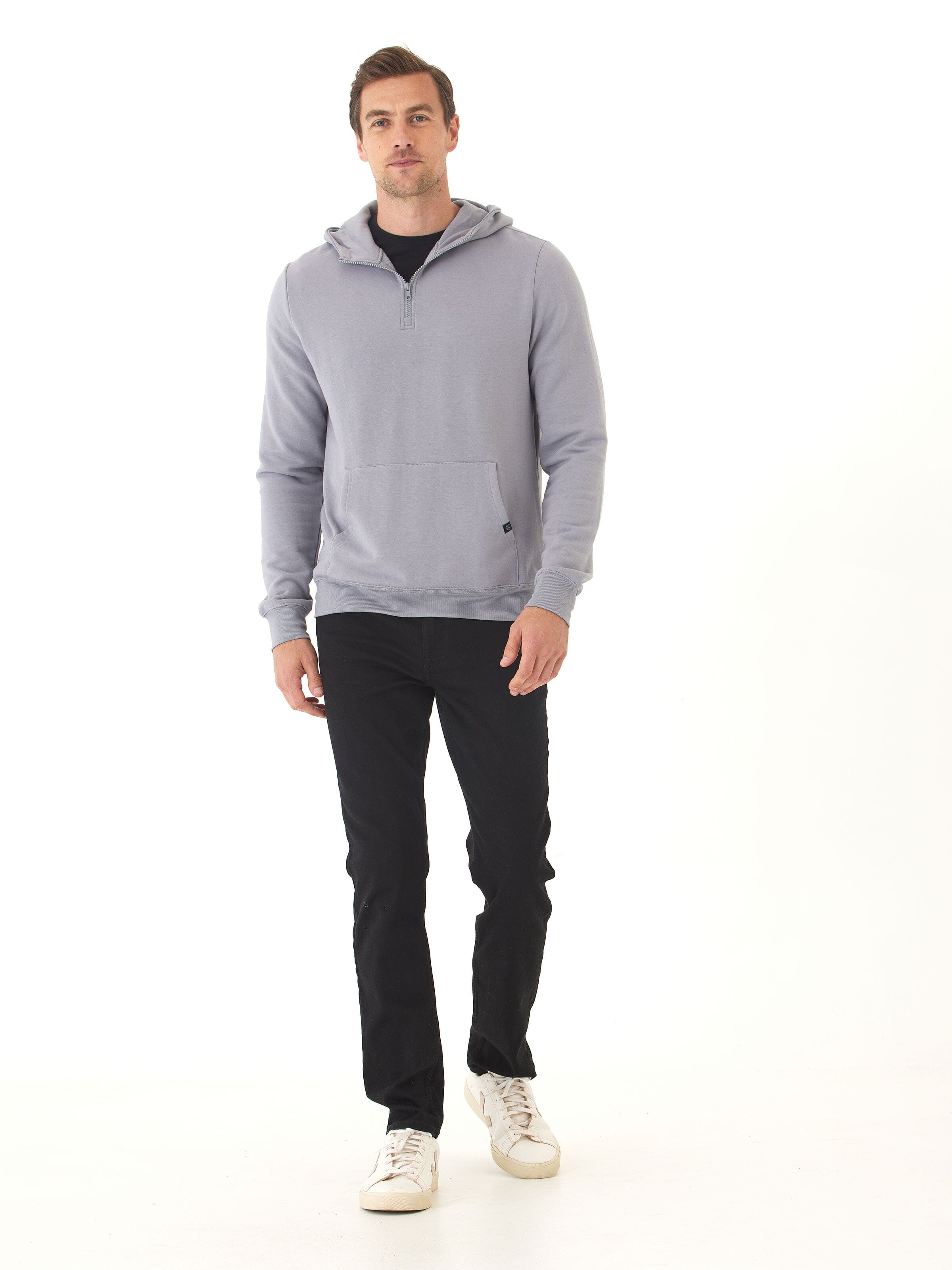 Colton Modal Fleece Half Zip Hoodie