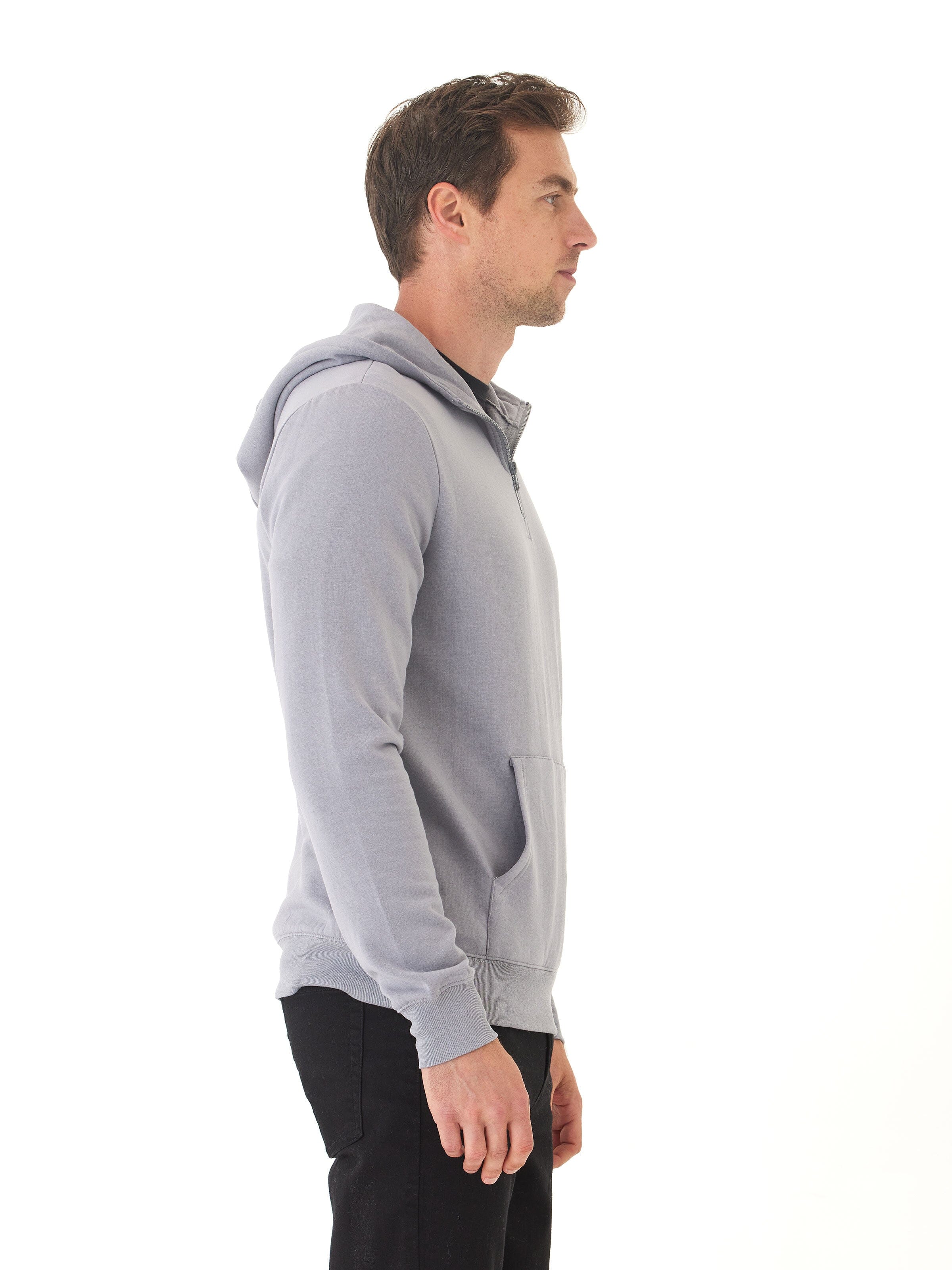 Colton Modal Fleece Half Zip Hoodie