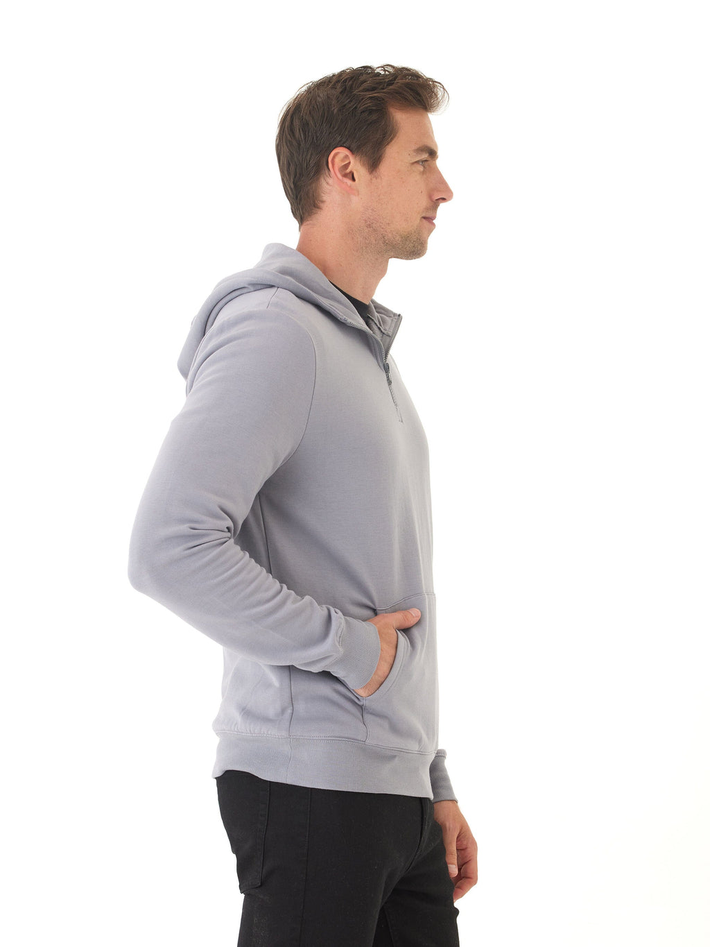 Colton Modal Fleece Half Zip Hoodie